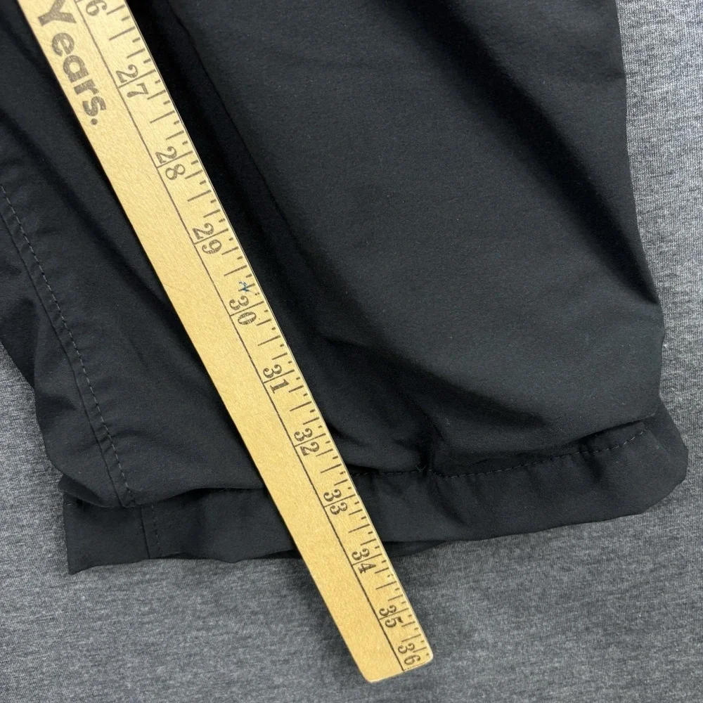 Eddie Bauer Travex Cargo Pants Mens 36x34 Fleece Lined Black Tech Gorpcore